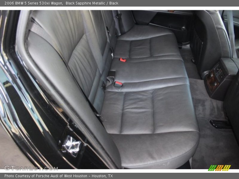 Black Sapphire Metallic / Black 2006 BMW 5 Series 530xi Wagon