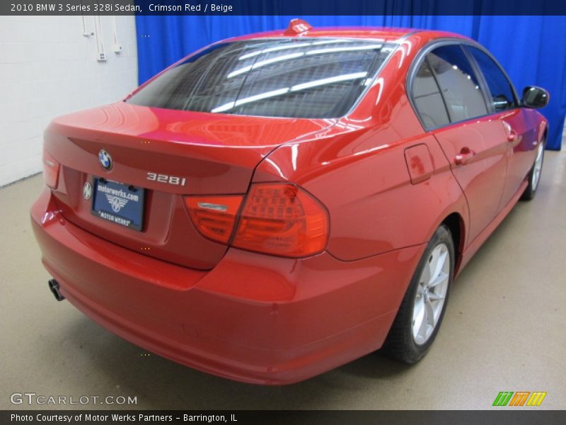 Crimson Red / Beige 2010 BMW 3 Series 328i Sedan
