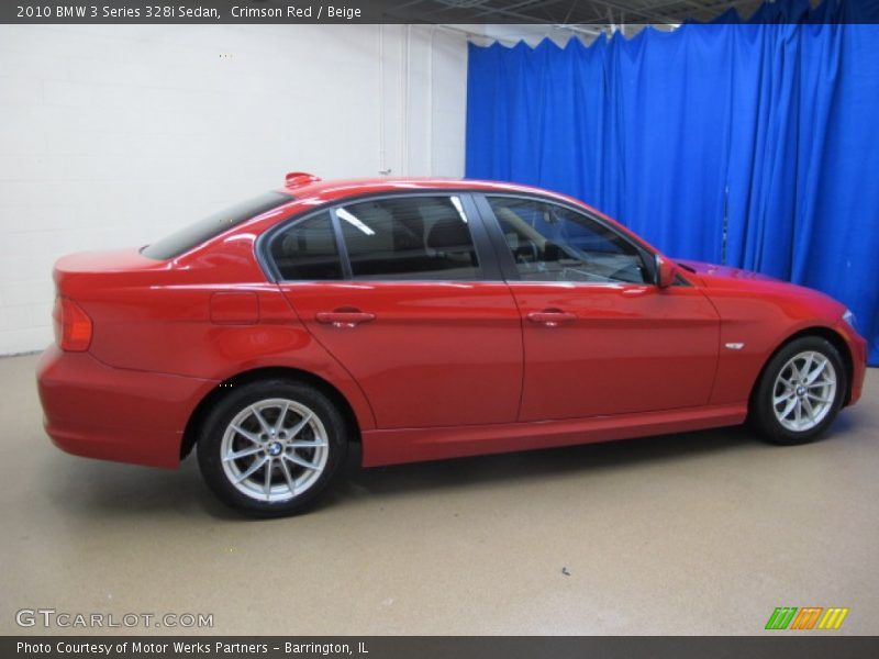Crimson Red / Beige 2010 BMW 3 Series 328i Sedan