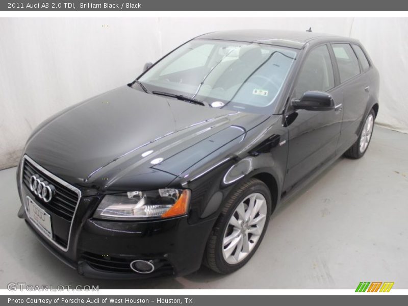 Brilliant Black / Black 2011 Audi A3 2.0 TDI