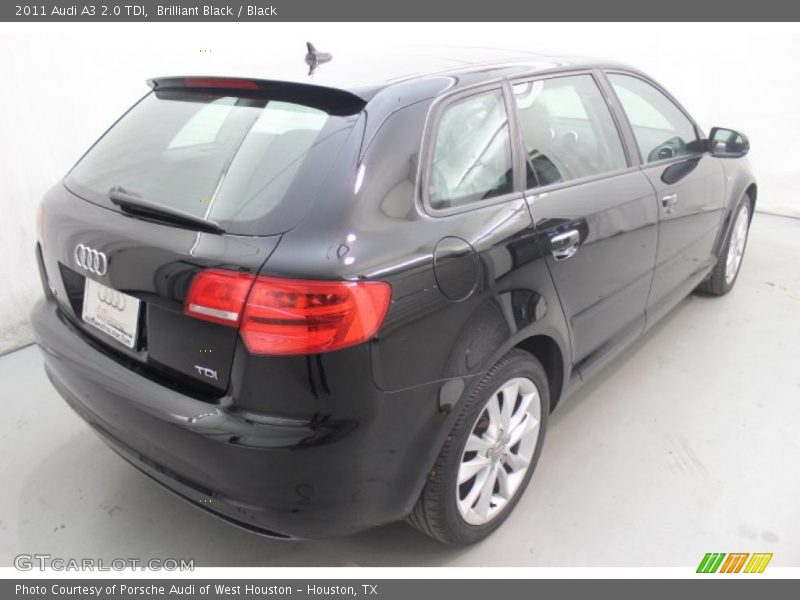 Brilliant Black / Black 2011 Audi A3 2.0 TDI