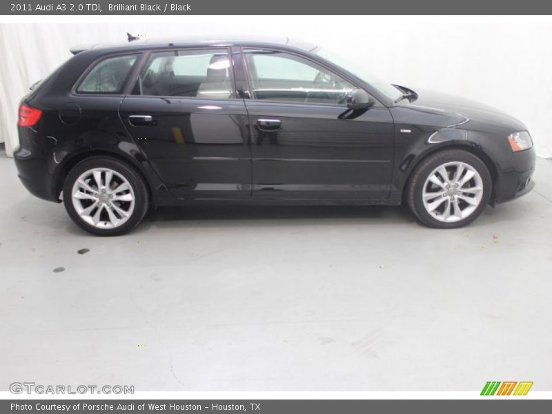 Brilliant Black / Black 2011 Audi A3 2.0 TDI