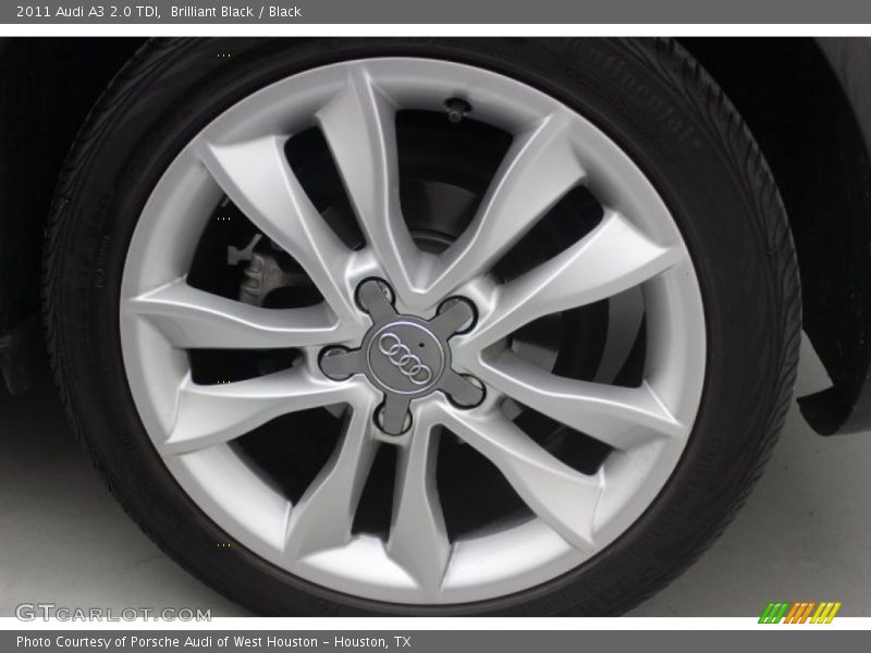Brilliant Black / Black 2011 Audi A3 2.0 TDI