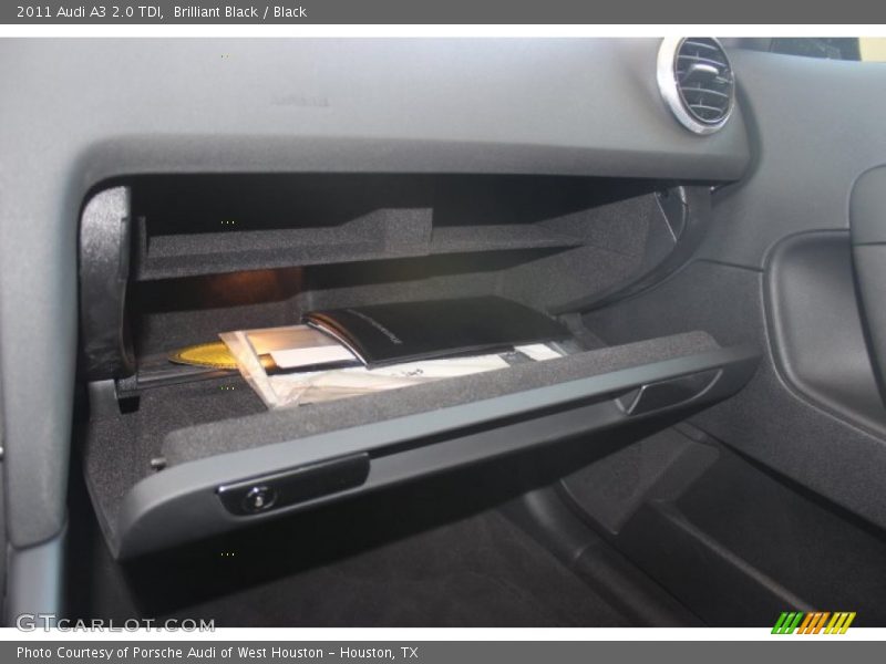 Brilliant Black / Black 2011 Audi A3 2.0 TDI
