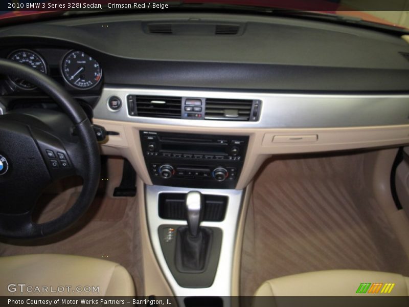 Crimson Red / Beige 2010 BMW 3 Series 328i Sedan