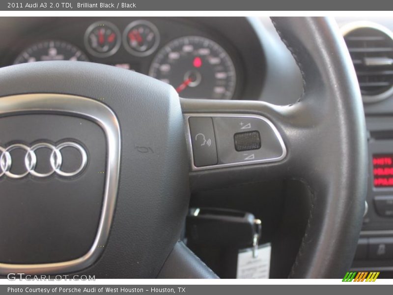 Brilliant Black / Black 2011 Audi A3 2.0 TDI