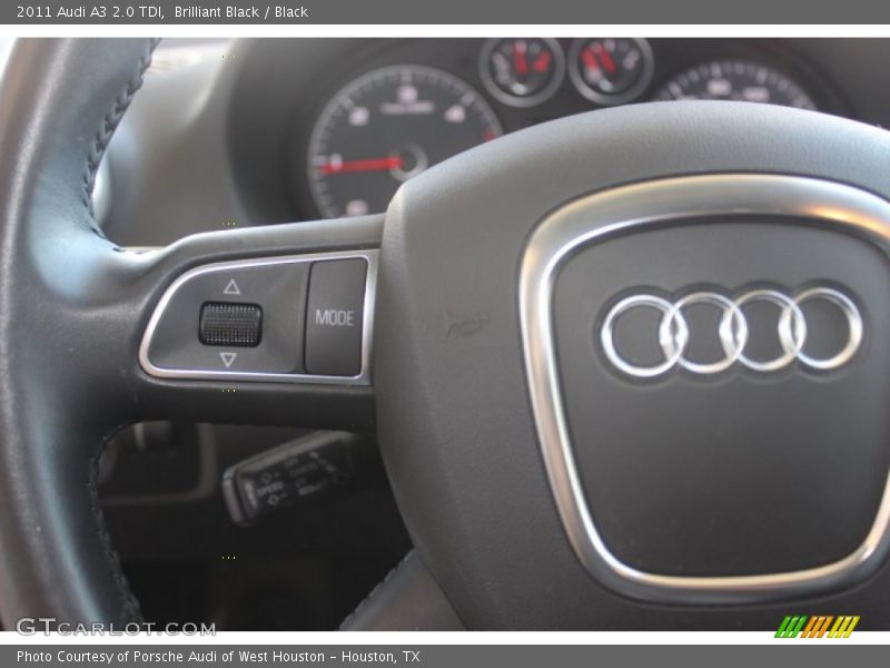 Brilliant Black / Black 2011 Audi A3 2.0 TDI