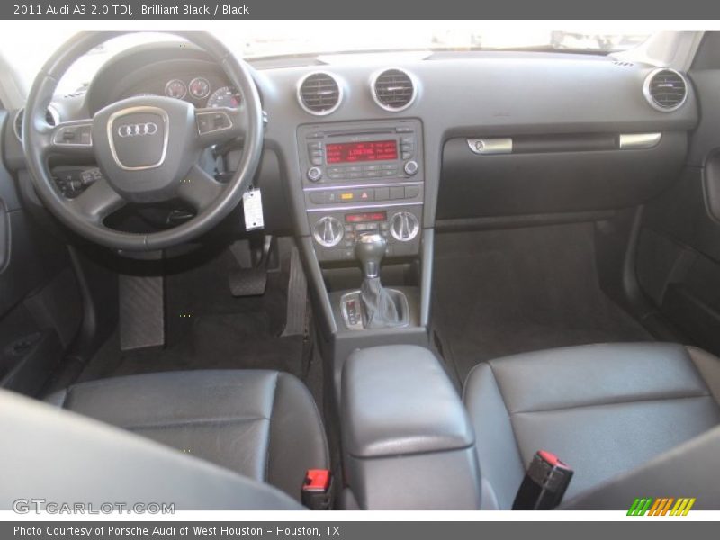 Brilliant Black / Black 2011 Audi A3 2.0 TDI