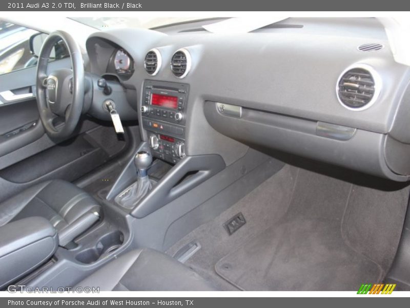 Brilliant Black / Black 2011 Audi A3 2.0 TDI