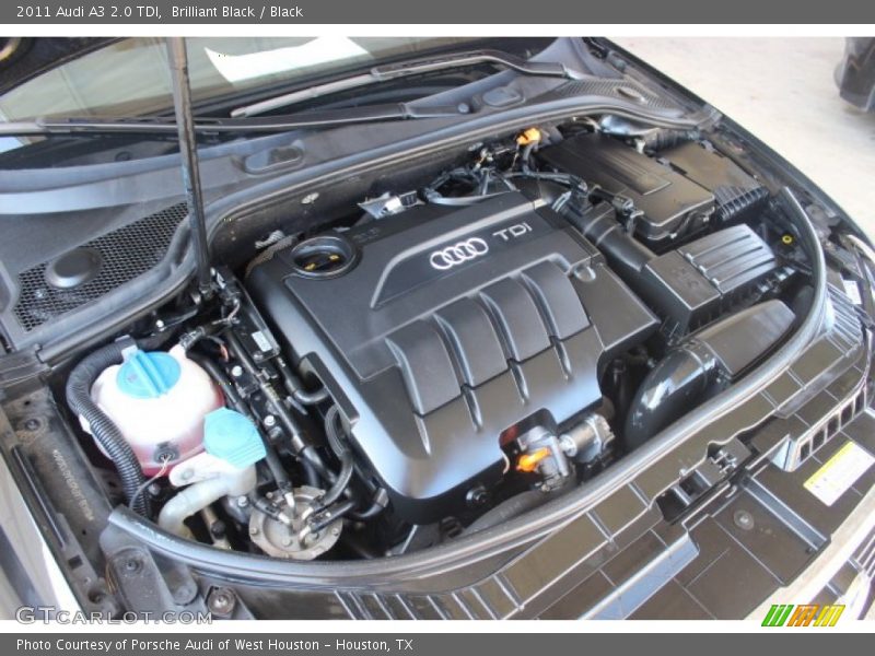 Brilliant Black / Black 2011 Audi A3 2.0 TDI