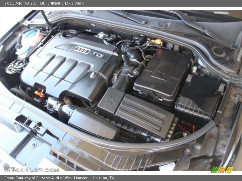 Brilliant Black / Black 2011 Audi A3 2.0 TDI
