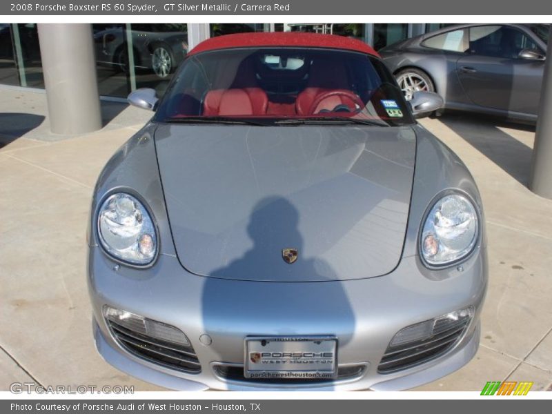 GT Silver Metallic / Carrera Red 2008 Porsche Boxster RS 60 Spyder