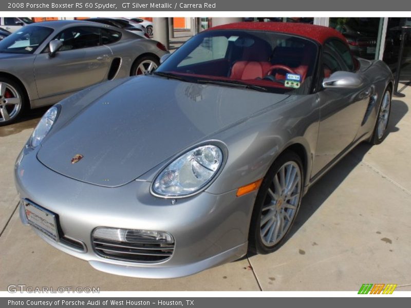 GT Silver Metallic / Carrera Red 2008 Porsche Boxster RS 60 Spyder