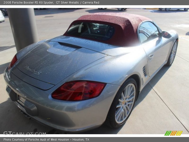 GT Silver Metallic / Carrera Red 2008 Porsche Boxster RS 60 Spyder