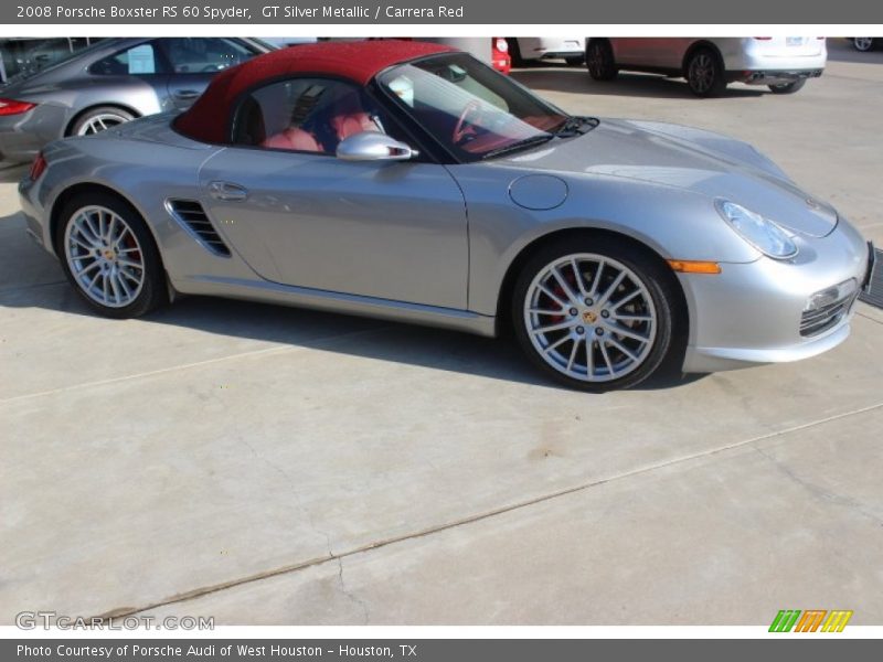 GT Silver Metallic / Carrera Red 2008 Porsche Boxster RS 60 Spyder