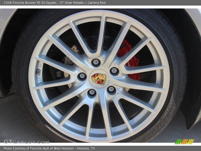 GT Silver Metallic / Carrera Red 2008 Porsche Boxster RS 60 Spyder