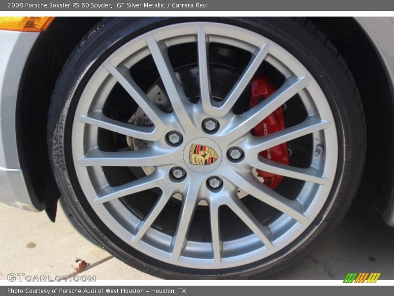 GT Silver Metallic / Carrera Red 2008 Porsche Boxster RS 60 Spyder