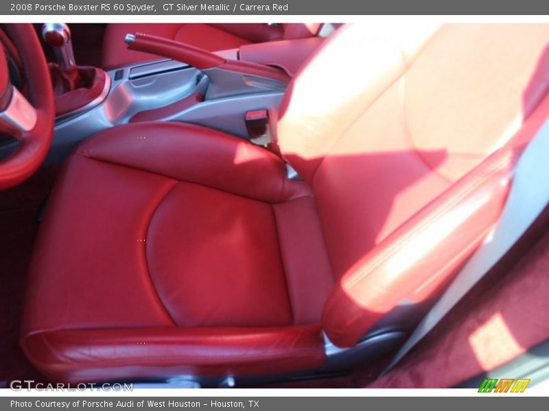GT Silver Metallic / Carrera Red 2008 Porsche Boxster RS 60 Spyder