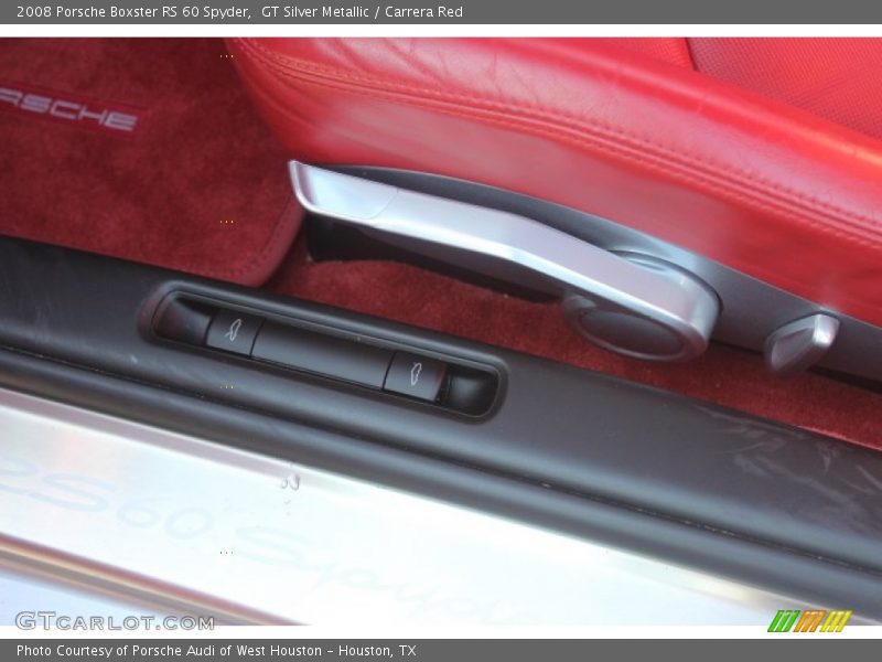 GT Silver Metallic / Carrera Red 2008 Porsche Boxster RS 60 Spyder