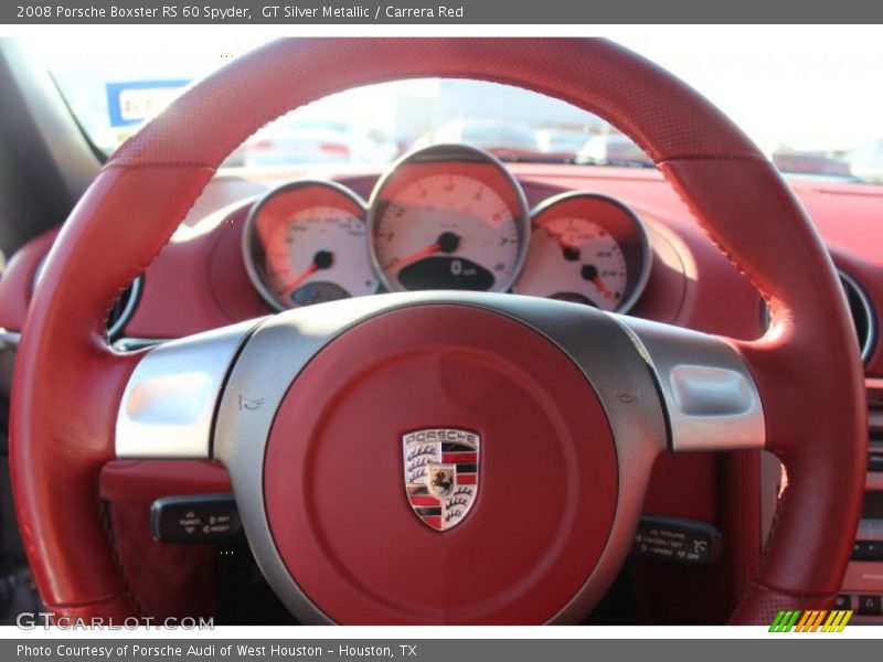 GT Silver Metallic / Carrera Red 2008 Porsche Boxster RS 60 Spyder