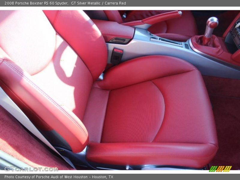 GT Silver Metallic / Carrera Red 2008 Porsche Boxster RS 60 Spyder