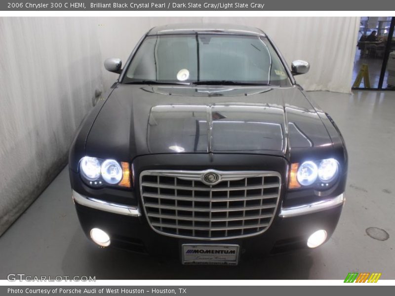 Brilliant Black Crystal Pearl / Dark Slate Gray/Light Slate Gray 2006 Chrysler 300 C HEMI