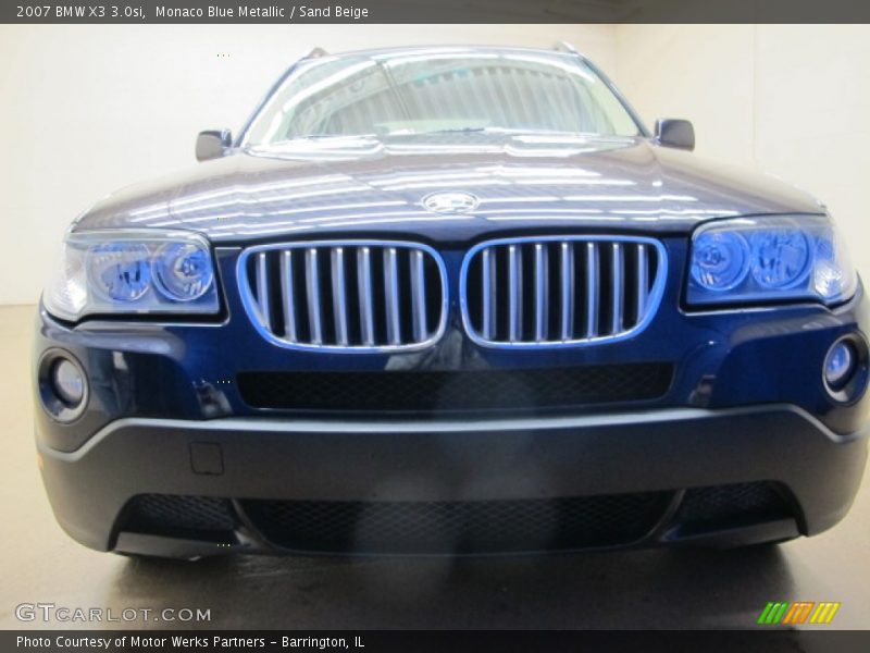 Monaco Blue Metallic / Sand Beige 2007 BMW X3 3.0si