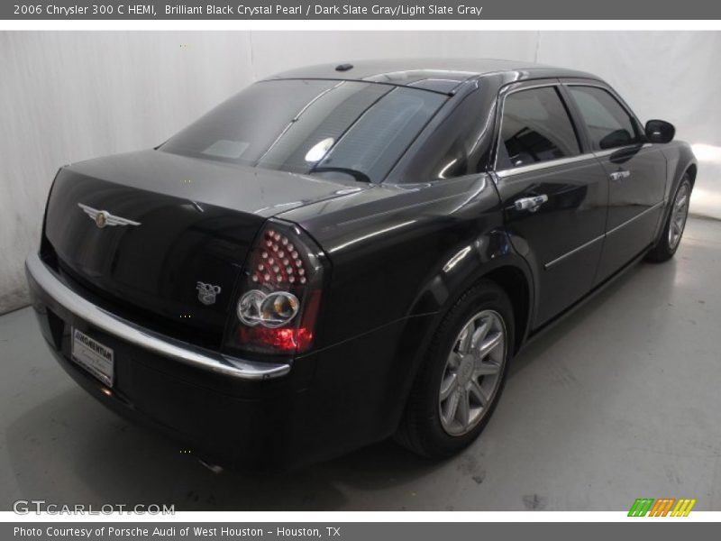 Brilliant Black Crystal Pearl / Dark Slate Gray/Light Slate Gray 2006 Chrysler 300 C HEMI