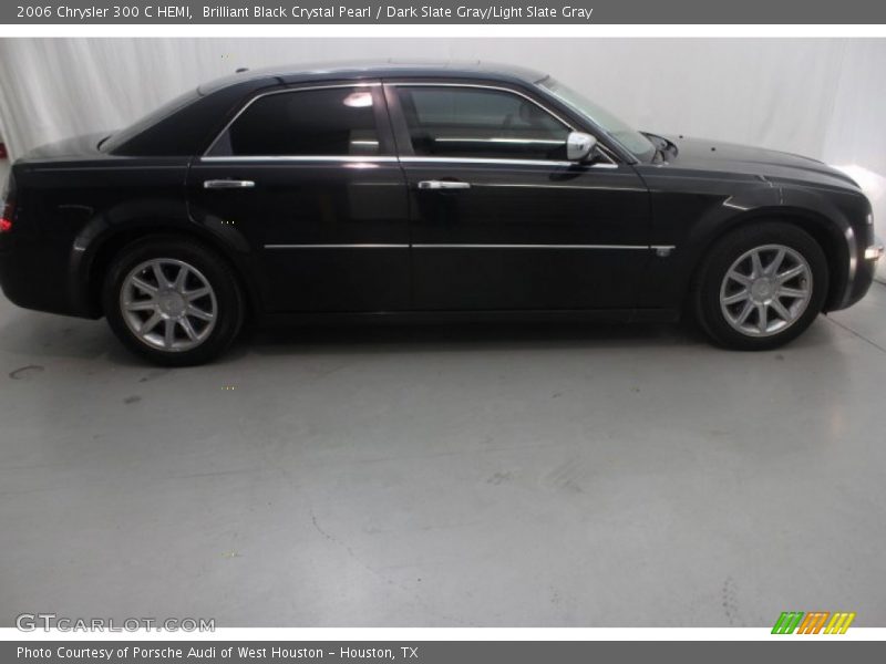Brilliant Black Crystal Pearl / Dark Slate Gray/Light Slate Gray 2006 Chrysler 300 C HEMI