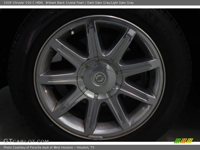 Brilliant Black Crystal Pearl / Dark Slate Gray/Light Slate Gray 2006 Chrysler 300 C HEMI