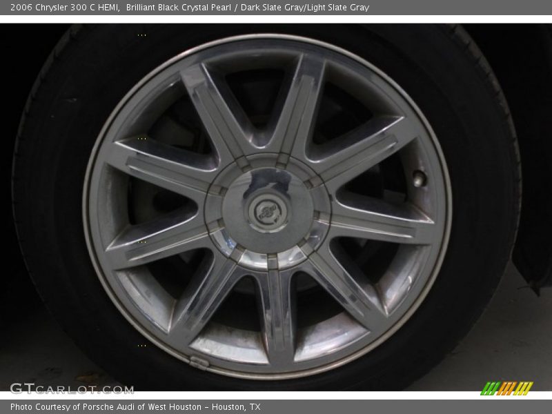 Brilliant Black Crystal Pearl / Dark Slate Gray/Light Slate Gray 2006 Chrysler 300 C HEMI