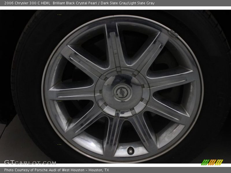 Brilliant Black Crystal Pearl / Dark Slate Gray/Light Slate Gray 2006 Chrysler 300 C HEMI