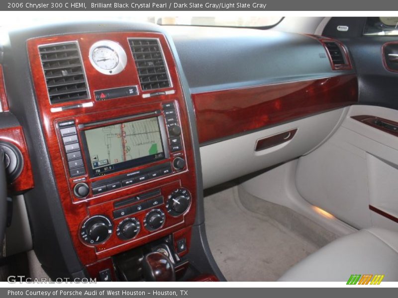 Brilliant Black Crystal Pearl / Dark Slate Gray/Light Slate Gray 2006 Chrysler 300 C HEMI