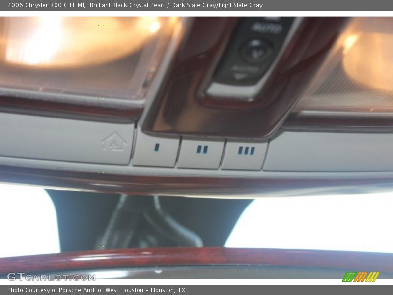 Brilliant Black Crystal Pearl / Dark Slate Gray/Light Slate Gray 2006 Chrysler 300 C HEMI