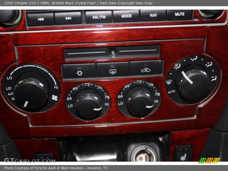 Brilliant Black Crystal Pearl / Dark Slate Gray/Light Slate Gray 2006 Chrysler 300 C HEMI