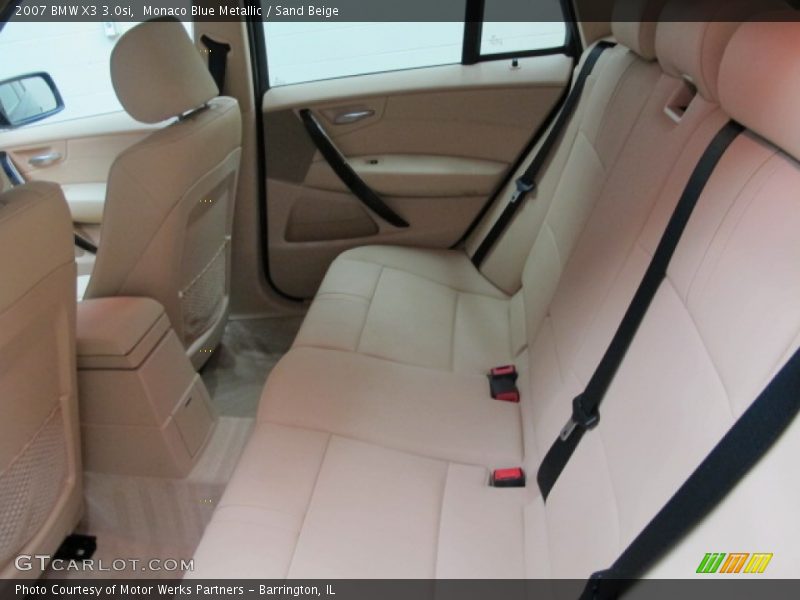 Monaco Blue Metallic / Sand Beige 2007 BMW X3 3.0si