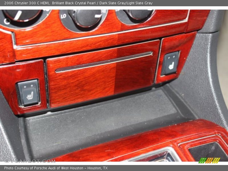 Brilliant Black Crystal Pearl / Dark Slate Gray/Light Slate Gray 2006 Chrysler 300 C HEMI