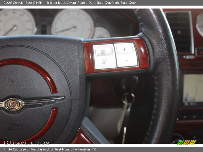 Brilliant Black Crystal Pearl / Dark Slate Gray/Light Slate Gray 2006 Chrysler 300 C HEMI