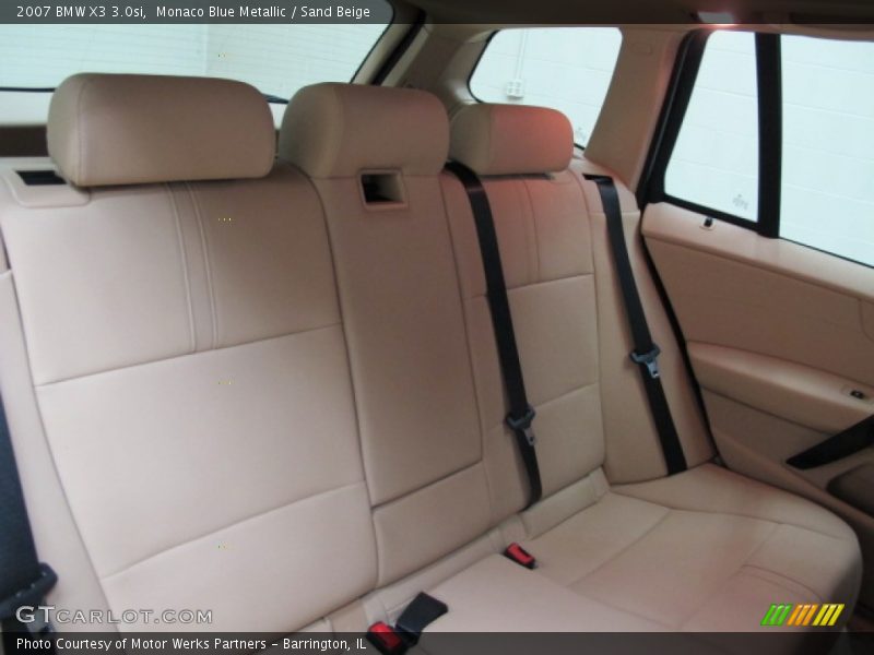 Monaco Blue Metallic / Sand Beige 2007 BMW X3 3.0si