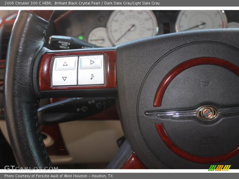 Brilliant Black Crystal Pearl / Dark Slate Gray/Light Slate Gray 2006 Chrysler 300 C HEMI