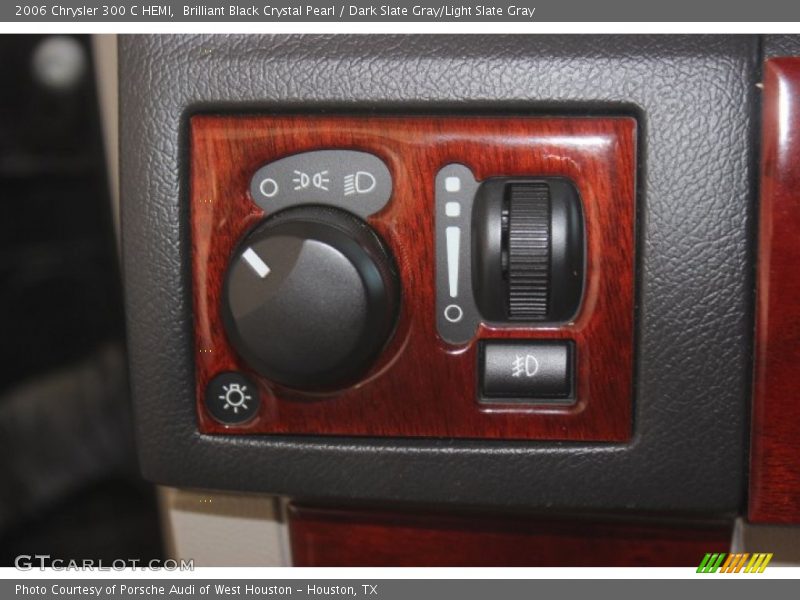 Brilliant Black Crystal Pearl / Dark Slate Gray/Light Slate Gray 2006 Chrysler 300 C HEMI