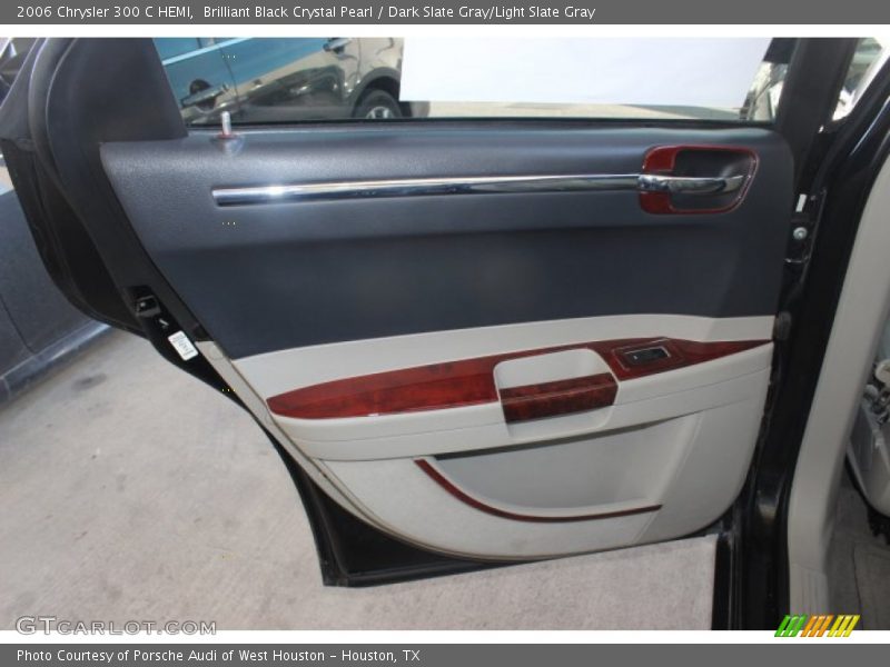 Brilliant Black Crystal Pearl / Dark Slate Gray/Light Slate Gray 2006 Chrysler 300 C HEMI