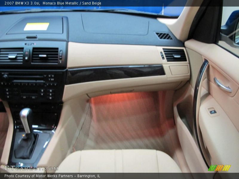 Monaco Blue Metallic / Sand Beige 2007 BMW X3 3.0si