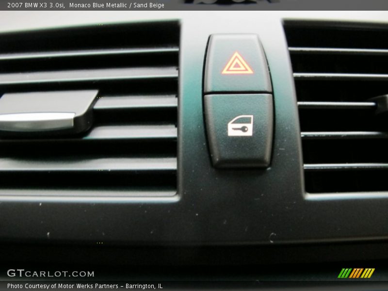 Monaco Blue Metallic / Sand Beige 2007 BMW X3 3.0si