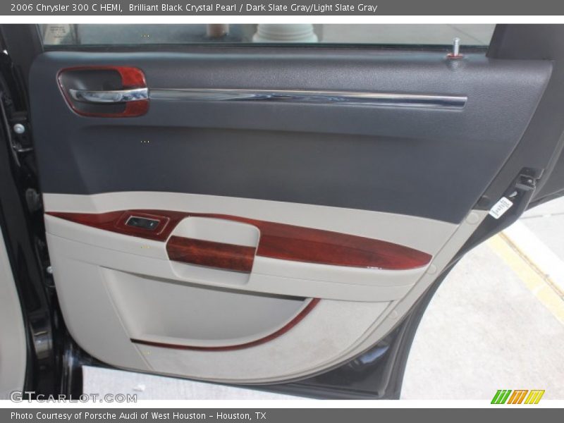 Brilliant Black Crystal Pearl / Dark Slate Gray/Light Slate Gray 2006 Chrysler 300 C HEMI