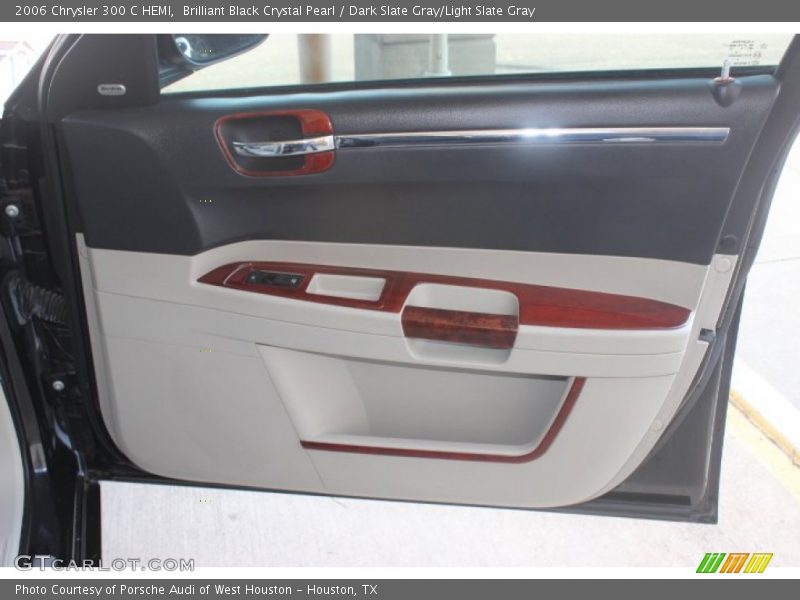 Brilliant Black Crystal Pearl / Dark Slate Gray/Light Slate Gray 2006 Chrysler 300 C HEMI