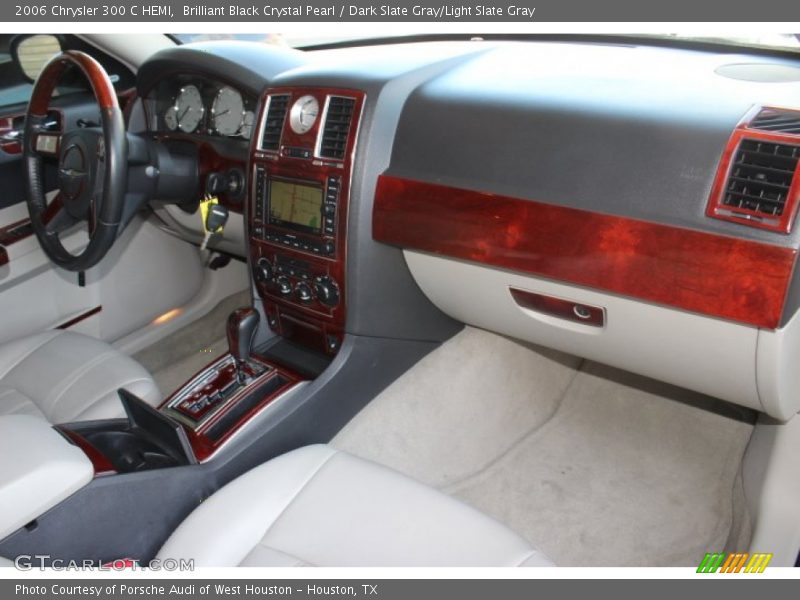 Brilliant Black Crystal Pearl / Dark Slate Gray/Light Slate Gray 2006 Chrysler 300 C HEMI