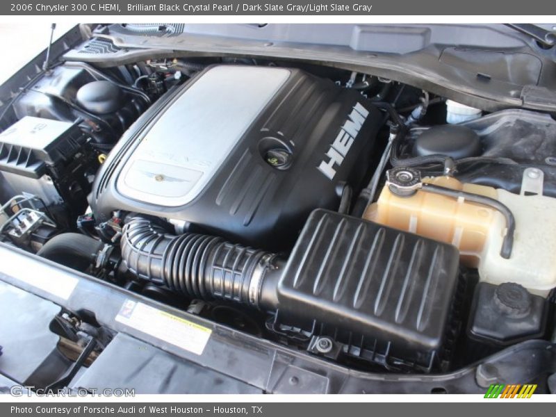 Brilliant Black Crystal Pearl / Dark Slate Gray/Light Slate Gray 2006 Chrysler 300 C HEMI