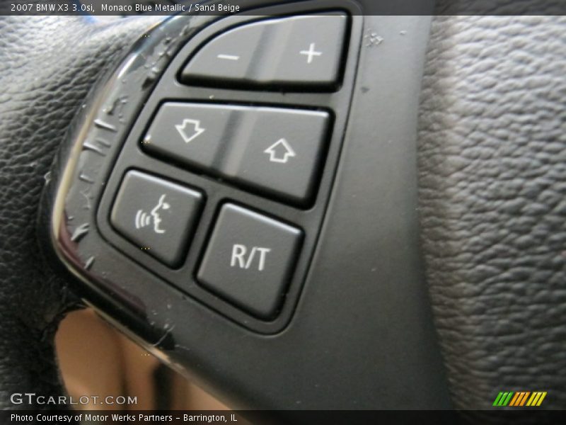 Monaco Blue Metallic / Sand Beige 2007 BMW X3 3.0si