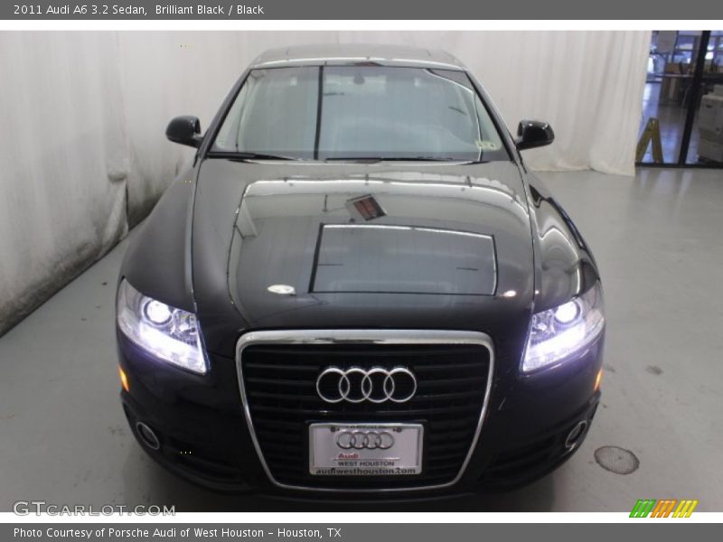 Brilliant Black / Black 2011 Audi A6 3.2 Sedan